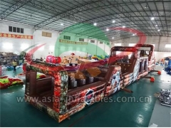Popular Digital Printing Adult Inflatable Obstacle For Sale in factory price
