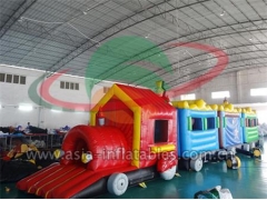 Dino Bouncer Inflatable Train Maze And Tunnel Games For Kids