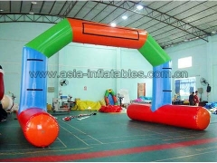 Touchdown Inflatables Durable PVC Tarpaulin water floating Inflatable airtight arch for advertising