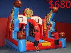 Commercial Use Shooting Stars Inflatable Basketball game in Best Factory Price