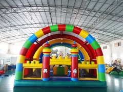Indoor Sports Interesting Inflatable Castle Inflatable Rabbit Fun City For Kid Playground