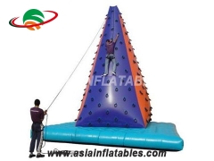 Indoor Sports Large Inflatable Interactive Games Inflatable Rock Climbing Wall For Sale