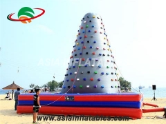 Deluxe Popular Indoor Inflatable Rock Climbing Wall For Healthy Sport Games